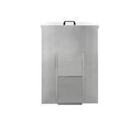 Conteneur Extérieur Charbon 150 kg/300 L Robuste et Etanche l Pelle à Charbon Incluse