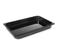 Conteneur Gastronorm GN 1/1 en polycarbonate noir 530 x 325 x 100 mm 14 L Hendi