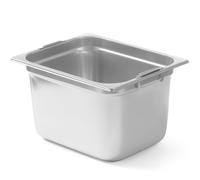 Conteneur GN 1/2 avec poignées rétractables en acier, 6,25 l, 325 x 265 x 100 mm