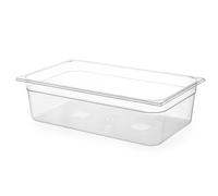 Conteneur GN transparent en polycarbonate, GN 1/1, hauteur 65 mm - Hendi 861233