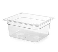Conteneur GN transparent en polycarbonate, GN 1/2, hauteur 200 mm - Hendi 861400