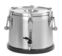 Conteneur isotherme en acier avec robinet pour le transport des aliments 15 L