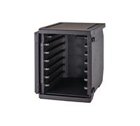 Conteneur Isotherme EPP à Chargement Frontal avec 6 Glissières 126 litres Cambro Noir