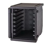 Conteneur Isotherme EPP à Chargement Frontal avec 6 Glissières 126 litres Cambro Noir