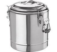 Conteneur isotherme pour le transport d'aliments en Acier au nickel chrome 22 L H 400 mm Ø 350 mm Was Germany G