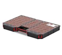 Conteneur KTGC60406B : collectif avec caisses noires plates 577 x 390 x 60 mm...