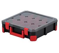 Conteneur KTI4040S-CG6U : collectif avec cloisons noires 390x390x110mm CAISSEBE