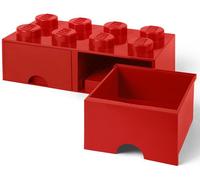 Conteneur LEGO Brick 8 Tiroir Rouge ROOM COPENHAGUE