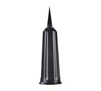 Conteneur Multifonctionnel de Fleurs séchées artificielles simulées commémoratives avec Pointes pour Décoration Funéraire(Black)