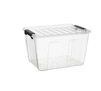 Plast Team Boîte de rangement Home Box 15 litres avec couvercle