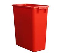 Abfall- u.Wertstoffsammler 60l H590xB285xT555mm PE rot GRAF
