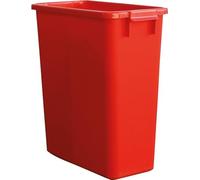 GRAF Collecteur de déchets / poubelles de tri 60 l H590xl285xP555mm PE rouge GRAF Quantité:1
