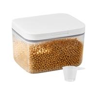 Conteneur pour dosettes de lessive - Distributeur de détergent à lessive transparent | Support de dosettes et sèche-linge Laaundry | Conteneur transparent de grande capacité | Tasse à mesurer avec