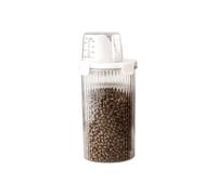 Conteneur Pour Nourriture De Chat - Boîte de Conservation pour Croquettes de Chat avec Couvercle | Capacité Hermétique Bec Verseur et Doseur pour Friandises Accessoire Cuisine