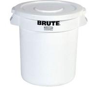 Conteneur professionnel rond blanc 37,9 L Rubbermaid 1 G