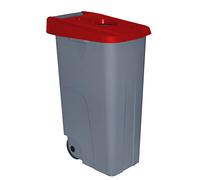 Conteneur Recyclage, 85 L, Rouge