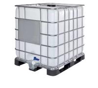 Conteneur réservoir IBC-GRG de 1000 litres avec palette en plastique