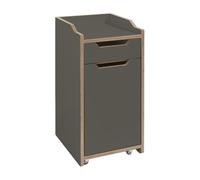 Conteneur roulant avec porte à gauche Plane WxHxD 34x66x39cm/door hinge left