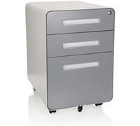 Conteneur roulant COLOR PLUS I Acier blanc / gris hjh OFFICE Blanc/Gris G