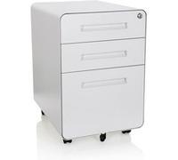 Conteneur roulant COLOR PLUS I Acier blanc hjh OFFICE Blanc G