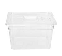 Conteneur sous vide articulé pliable de 11 litres avec couvercle pour cuisinière de précision culinaire sous vide
