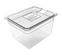 Conteneur Sous-Vide,Conteneur pour Cuiseur Sous-Vide avec Couvercle | Boîte de Cuisson Hermétique Transparente pour Marinades de Viandes