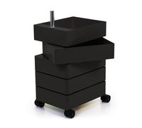 Conteneur sur roulettes 360° H 72cm WxHxD 32x72x46cm