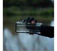 Conteneur Vision Sous-Marine Portable 16.5x5x7cm Conteneur Vision | Acrylique transparent haute , pour vue imprenable sous l'eau, idÃ©al identification espÃ¨ces, design compact(Black)
