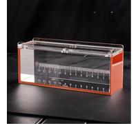 Conteneur Vision Sous-Marine Portable 16.5x5x7cm Conteneur Vision | Acrylique transparent haute , pour vue imprenable sous l'eau, idÃ©al identification espÃ¨ces, design compact(Orange)