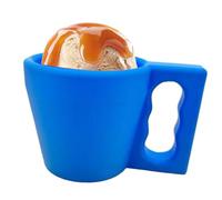 Conteneurs À Glace 500 ml | Barquette de Stockage Dessert Design 3D - Récipient Alimentaire Réutilisable Avec Poignée Pour Glace Dessert Cupcake Fête École,Rassemblement Pique-Nique Scolaire Festif