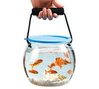 Conteneurs à poissons - Petit aquarium | Seaux d'appâts transparents pour la pêche | Boîte de rangement anti-fuite | Pour filet de senne de plage, préservation des appâts vivants, programmes d'élevage