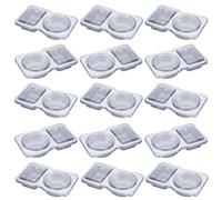 Conteneurs de condiments à double compartiment - Boîtes de collations à l'épreuve de 30pcs, tasses de collations portables | Stockage de préparation à repas réutilisable avec les couvercles, collayag