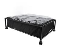 Conteneurs de rangement sous le lit, conteneurs de rangement sous le lit, grande capacité, tissu Oxford épais, couvercle anti-poussière, tiroirs roulants sous le lit avec roulettes/664