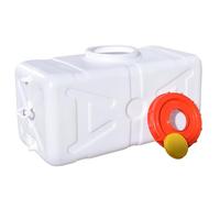 Conteneurs de stockage d'eau, réservoir d'eau portable, conteneurs de stockage en plastique 30 L avec robinet et tuyau pour camping, camping-car, camion, préparation aux situations 'urgence, rése
