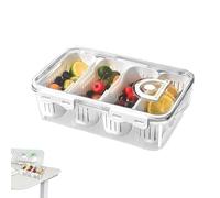 Conteneurs de stockage des aliments - Conteneur conservateur anti-goutte - Boîte pour collations de réfrigérateur, pour fruits, légumes, collations, rassemblements familiaux, pique-nique, cuisine