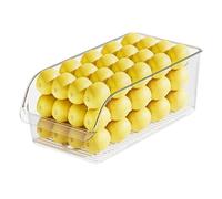 Conteneurs de stockage pour réfrigérateur, conteneurs de stockage de fruits pour réfrigérateur | Organisateur alimentaire de grande capacité,Organisateurs de réfrigérateur réutilisables avec cloison v
