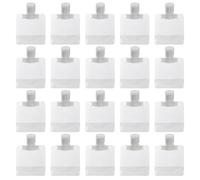 Conteneurs de Toilette de Voyage 20 pièces, Pochettes à Presser scellées et étanches 30ml Rechargeables, Pochette Flacon en Plastique Portable pour la Maison et Les Voyages