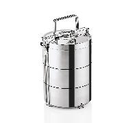 Conteneurs de transport isothermes empilables en Acier Inoxydable H 280 mm Ø 160 mm - WAS Germany