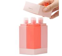 Conteneurs De Voyage Pour Articles De Toilette - 4 En 1, Étanches, Réutilisables, Vides, Format Voyage, Bouteilles Cosmétiques, Conteneurs De Shampoing Pour Lotion, Revitalisant, Nettoyant Pour Le Cor