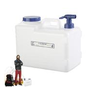 Conteneurs d'eau portables, transporteur de stockage d'eau,Récipient portable avec robinet | 10L / 15L pas de cantines d'hydratation du réservoir de fuite pour véhicule de conduite de voiture de