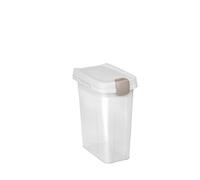 Conteneurs Petfood 15 Litres Transparent Couvercle Blanc Stefanplast