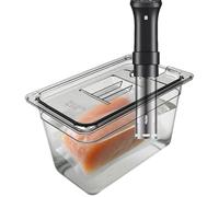 Conteneurs Sous Vide, Conteneur pour Cuisson Lente à Basse Température avec Couvercle, Boîte de Cuisson Hermétique Transparente pour Marinades de Viandes