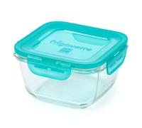 Conteniteur En Verre Bormioli Rocco Evolution Carré Avec Couvercle 14x14 Cm