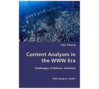 Content Analyses In The Www Era