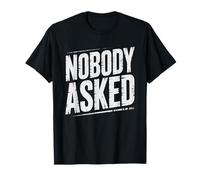 Content Creator Making Nobody Asked Self Awareness Humor T-Shirt