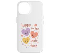 Contente de Voir Ton Visage, Joli cœur, Professeur de rentrée Coque pour iPhone 14