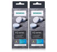 Contenu de la livraison : 2 tablettes de nettoyage Siemens TZ80001 pour toutes les machines à café Siemens EQ