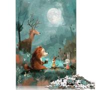 Contes autour du feu - Puzzle Cozy Forest Friends 1000 pièces pour adultes Puzzles pour adultes Puzzle Puzzle pour adultes 1000 pièces (75x50 cm)