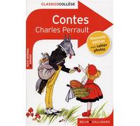 Contes - Charles Perrault - Belin Education - Gallimard - broché - Scolaire / Universitaire