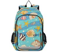 Contes De Fées Poissons De Vagues De Mer Sac à Dos Enfant Garçons Filles Cartable Réfléchissante Femme Homme Sac école Ordinateur Portable de Voyage